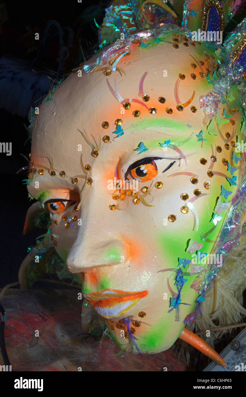 Carnival Mask with feathers, Gualeguaychu, Entre Rios Province ...