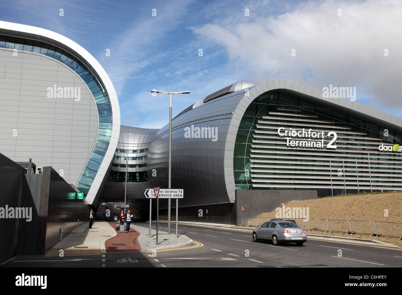 Terminal 2 Dublin Airport Ireland Stock Photo