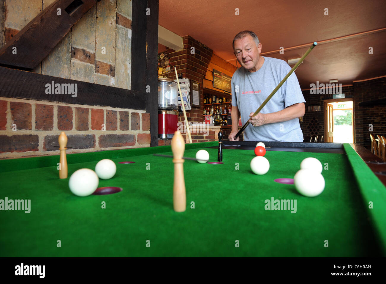 Old bar billiards hi-res stock photography and images - Alamy