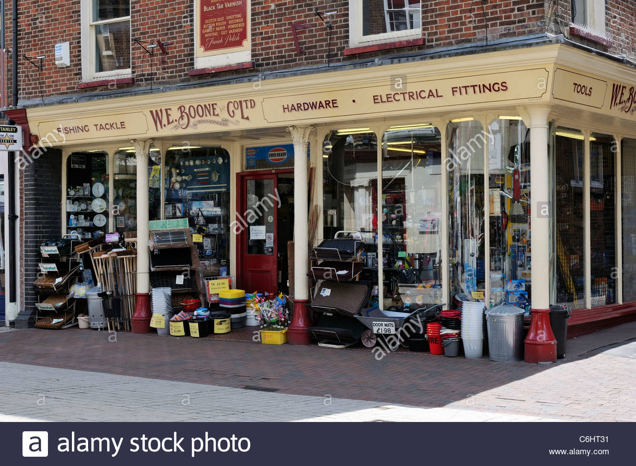 Hardware Shop Window Stock Photos & Hardware Shop Window Stock Images