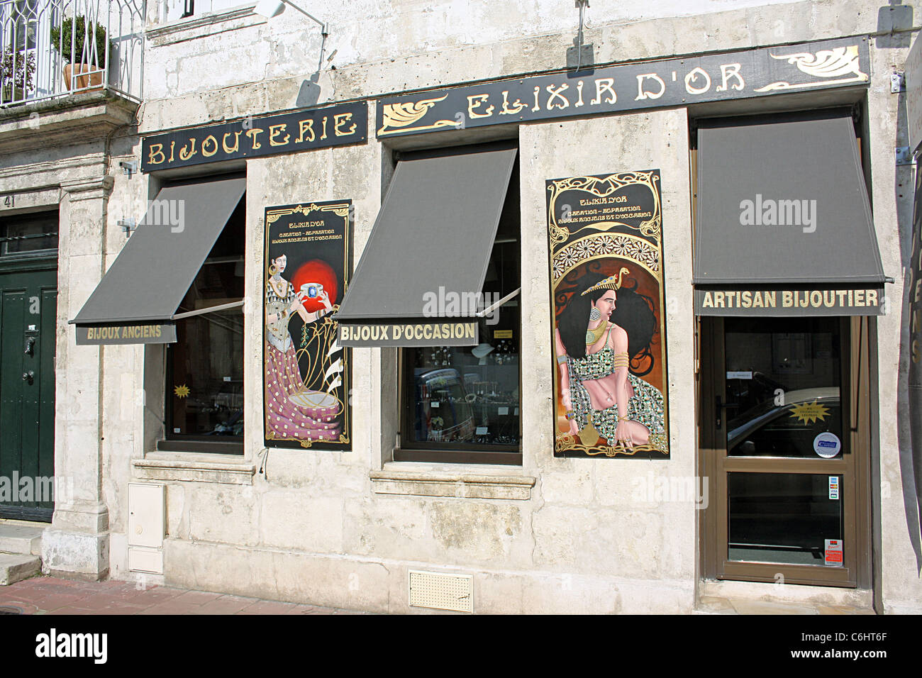 Jewelry shop in Rochefort, Charente Maritime, France Stock Photo - Alamy