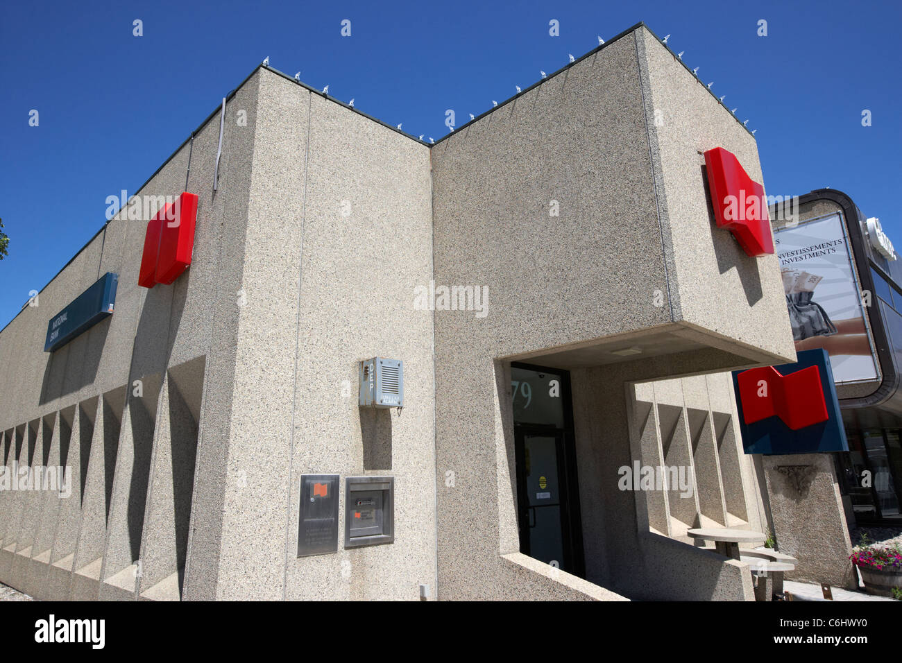 National Bank Of Canada Branch Winnipeg Manitoba Canada Stock
