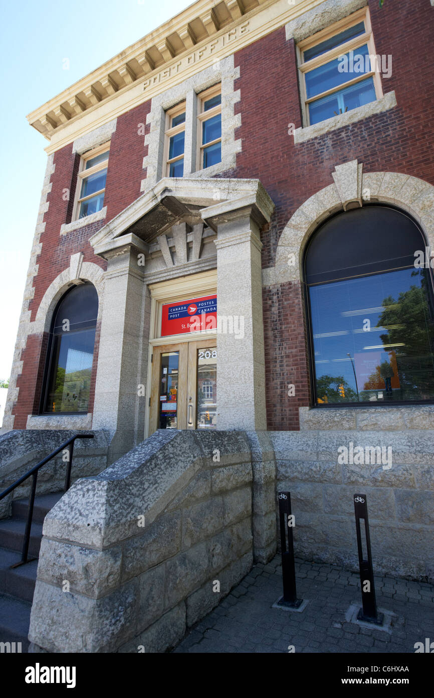 st boniface post office in french quarter winnipeg manitoba canada
