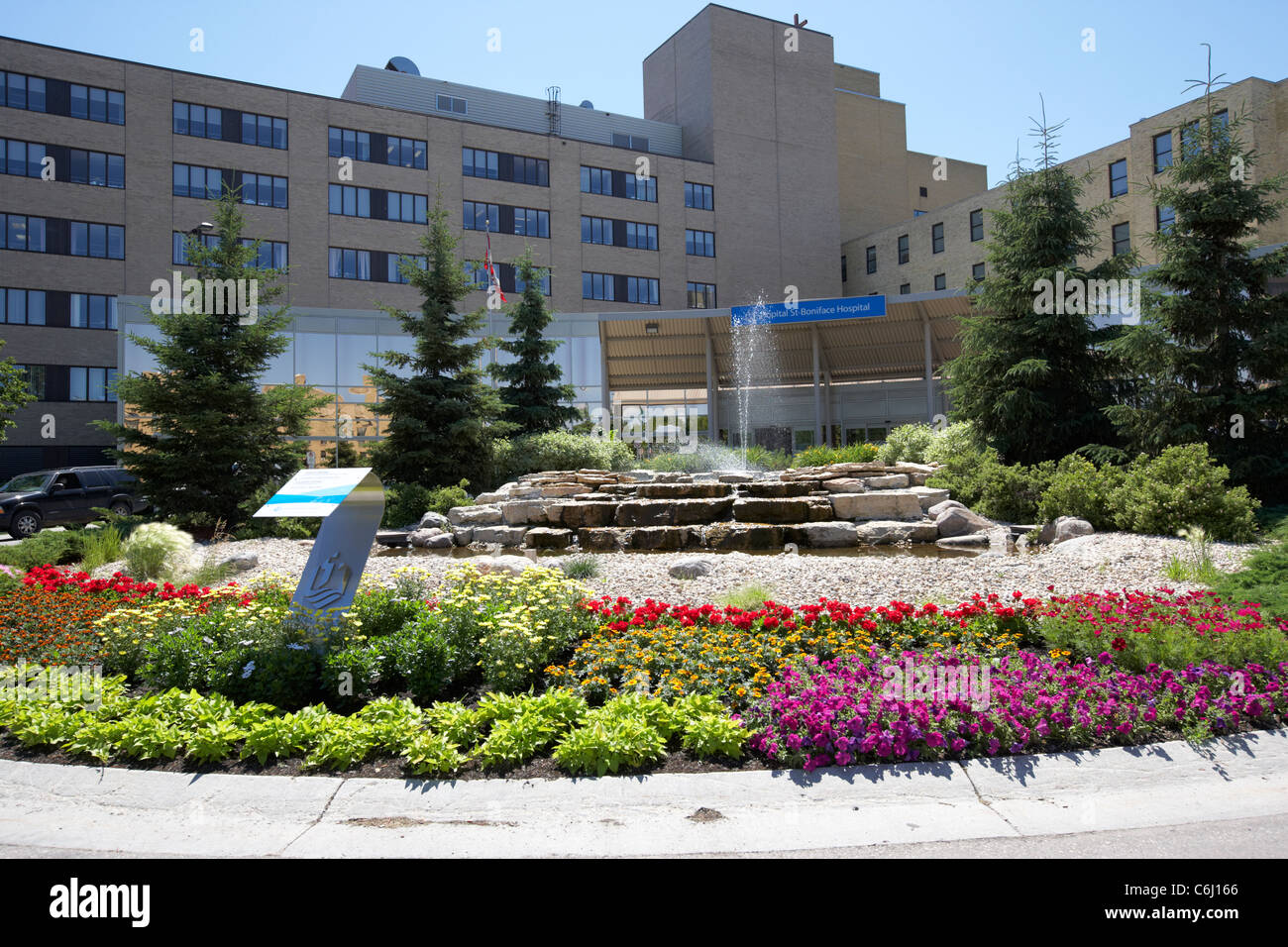 main entrance to saint boniface general hospital french quarter