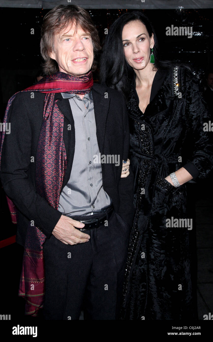 Mick Jagger and L'Wren Scott 'Shutter Island' special screening at the