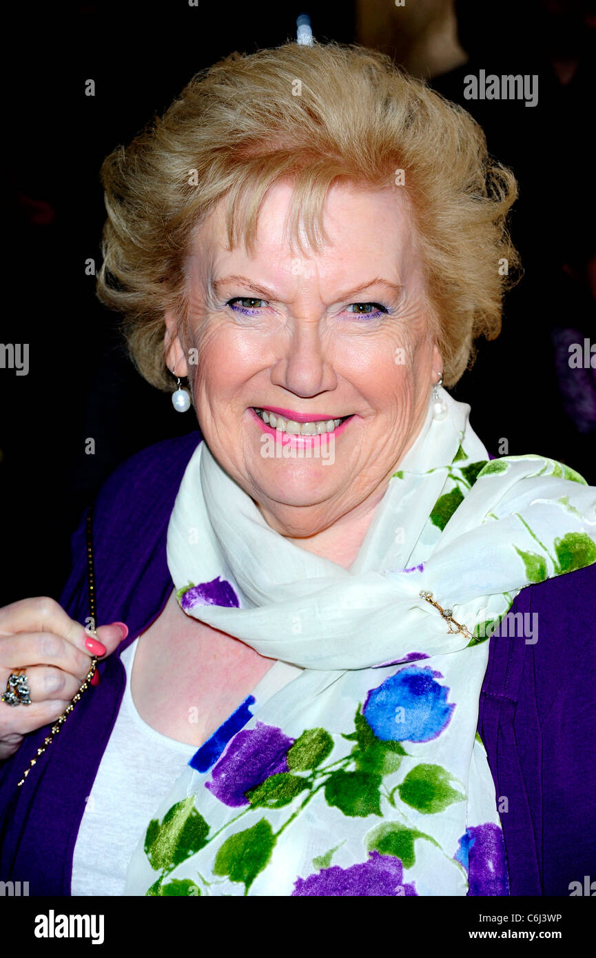 Denise Robertson The TRIC awards 2010 (Television and Radio Industries Club) held at the Grosvenor hotel - outside arrivals Stock Photo