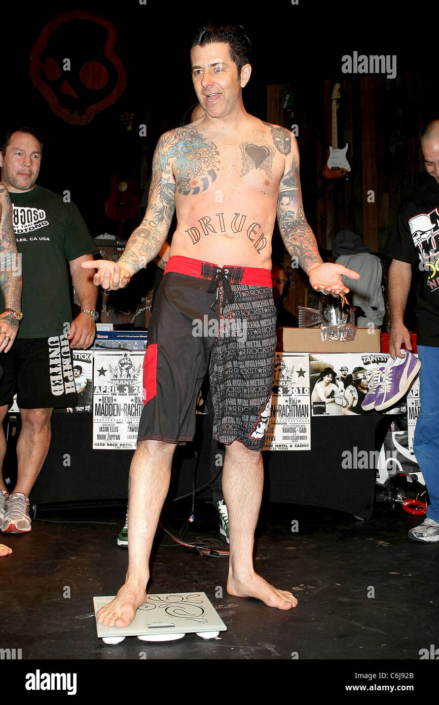 Riki Rachtman weighin for Ellismania 5 at The Joint inside the Hard