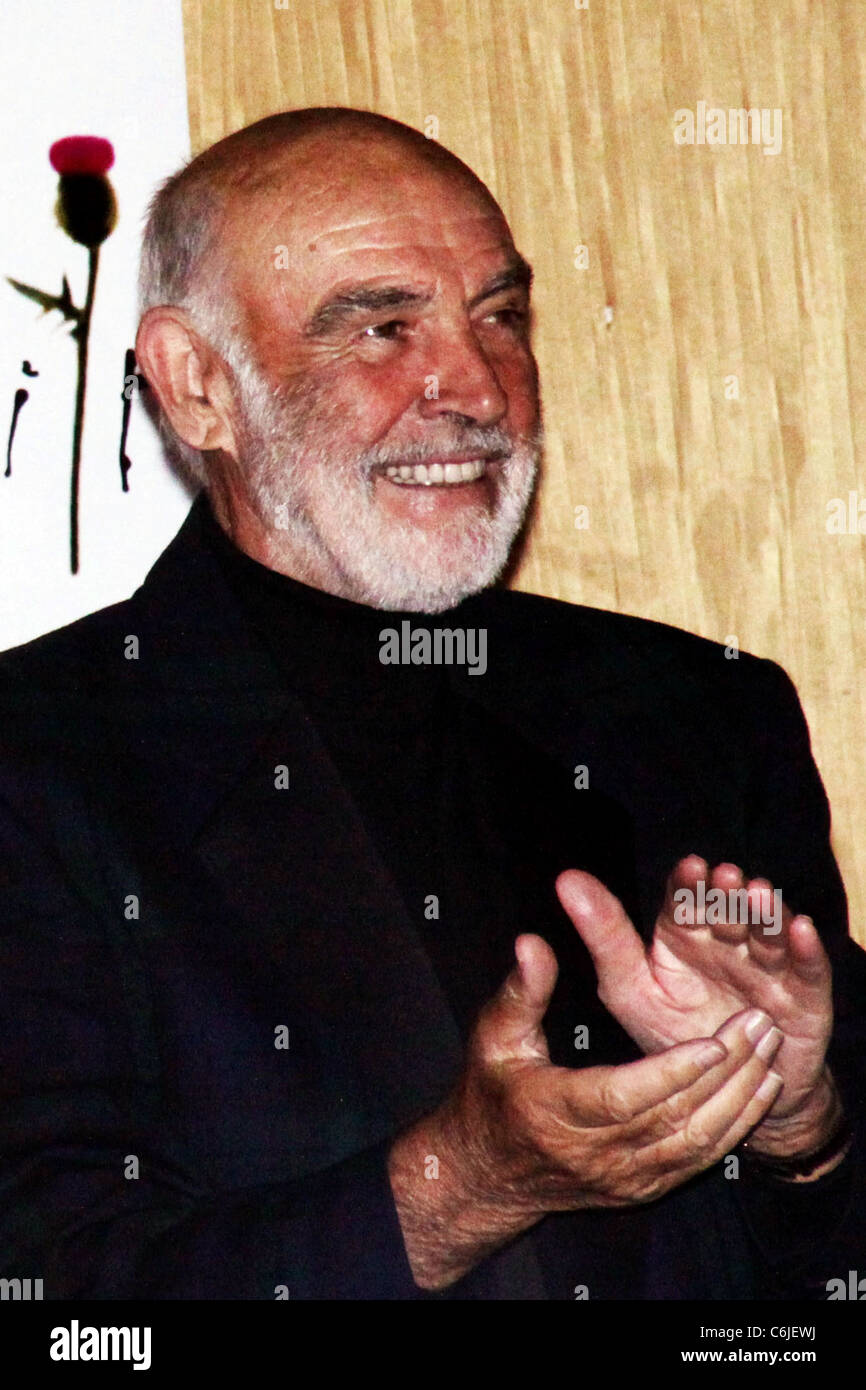 Sean Connery 2010 'Dressed To Kilt' Charity Fashion Show at M2 Ultralounge - Runway New York City, USA - 05.04.10 Stock Photo