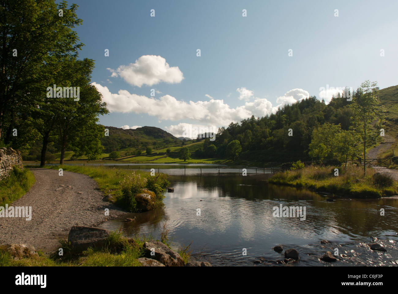 Watendlath Tarn, Lake District National Park, Cumbria, England. Stock Photo