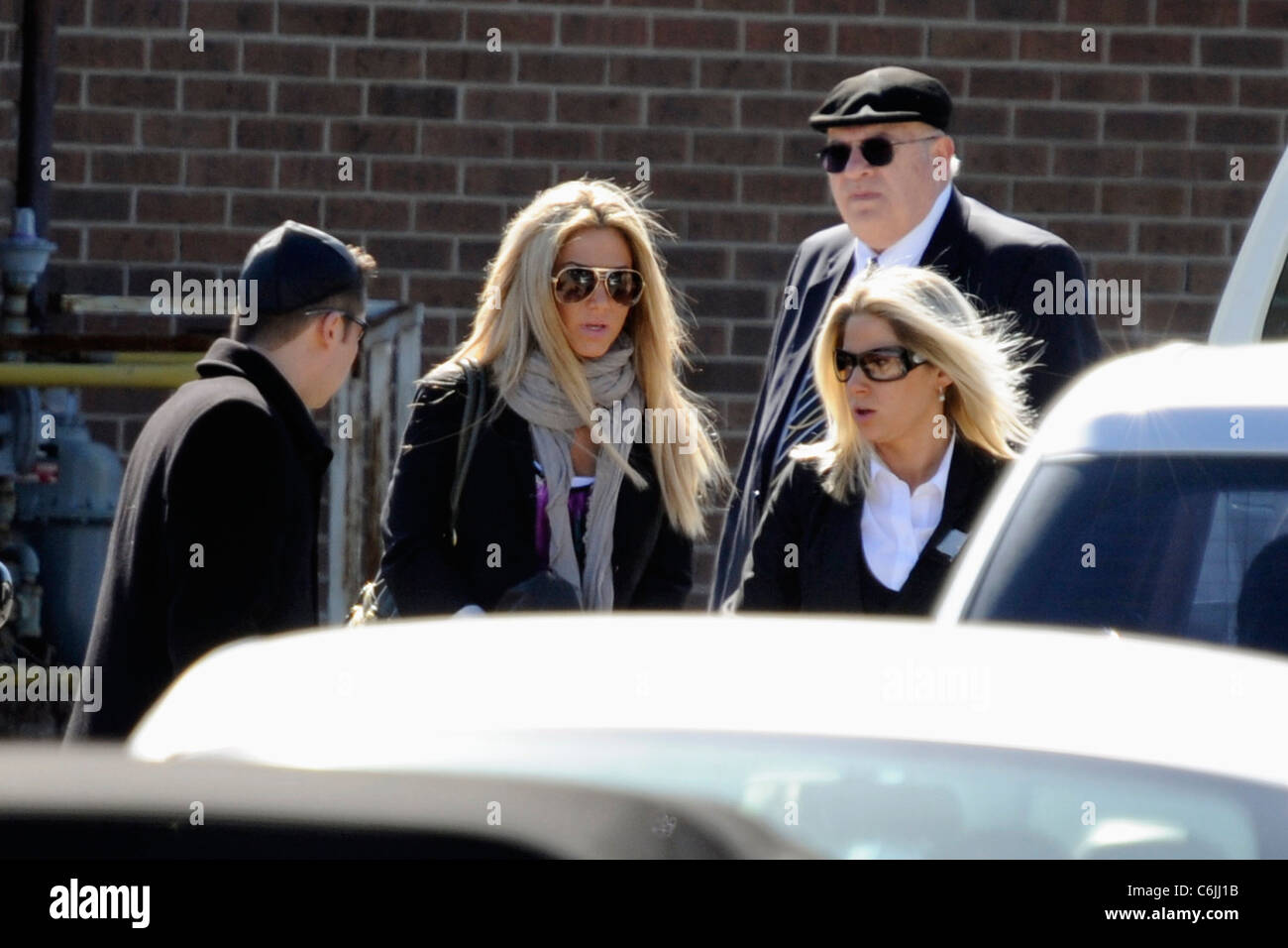 Mourners attend the private funeral service for Corey Haim at Steeles