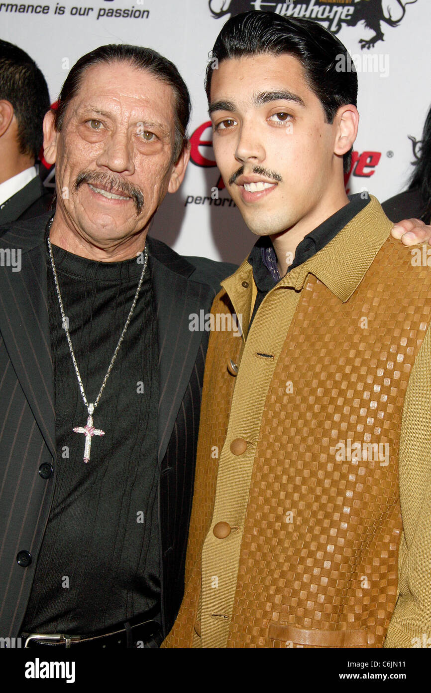 Danny Trejo and son Gilbert Trejo Revolver Golden Gods Awards at Club