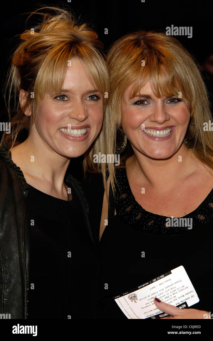 Beth Cordingly and Sally Lindsay The UK premiere of 'The Shouting Men' held at Odeon West End London, England - 02.03.10 Vince Stock Photo