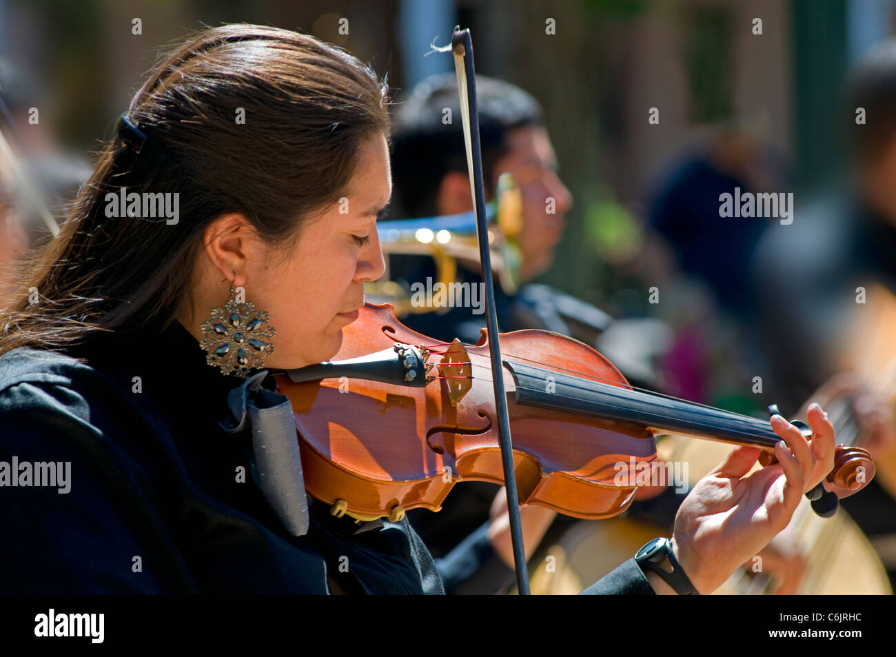 mariachi band musicians Stock Photo