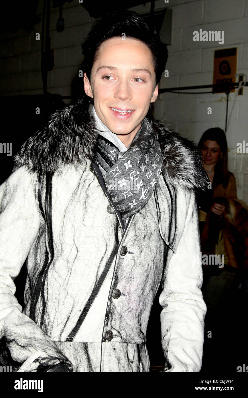 Johnny Weir American figure skater outside ABC studios after appearing ...