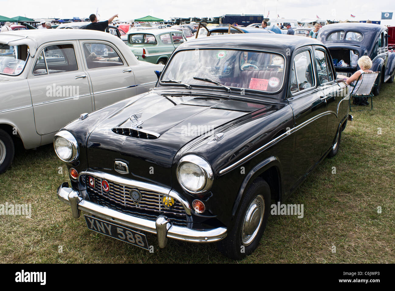 1950s Austin A55 saloon car at an English show in 2010 Stock Photo