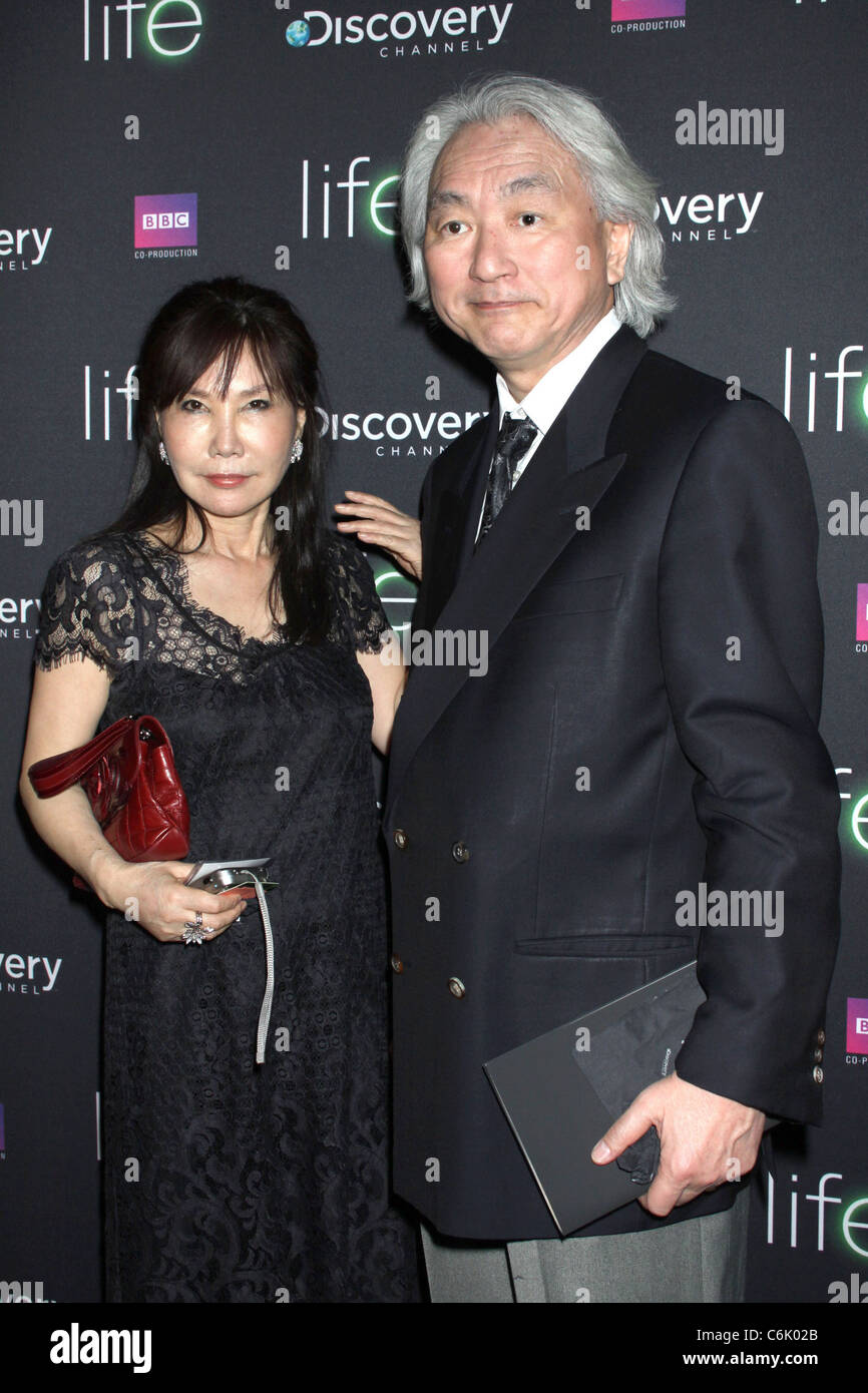 Dr. Michio Kaku and his wife Premiere of Discovery Channel's 'Life' at Alice Tully Hall, Lincoln