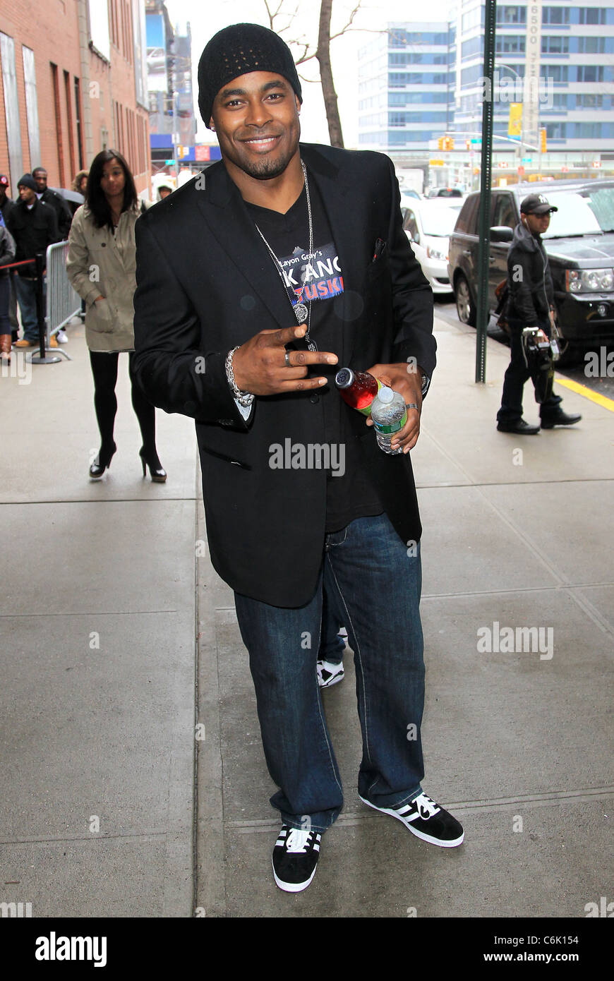 Actor Lamman Rucker outside BET studios after appearing on 106 & Park New York City, USA- 22.03.10 JDH Stock Photo