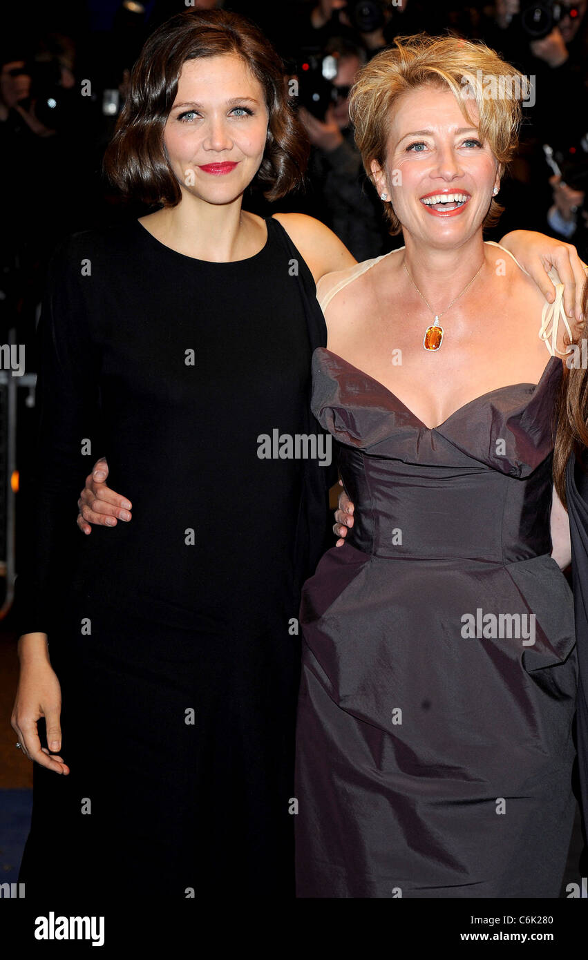 Maggie Gyllenhaal and Emma Thompson 'Nanny McPhee And The Big Bang' UK