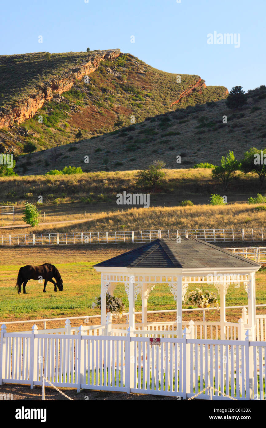 Ellis Ranch Event Center and Wedding Park, Loveland, Colorado, USA Stock Photo