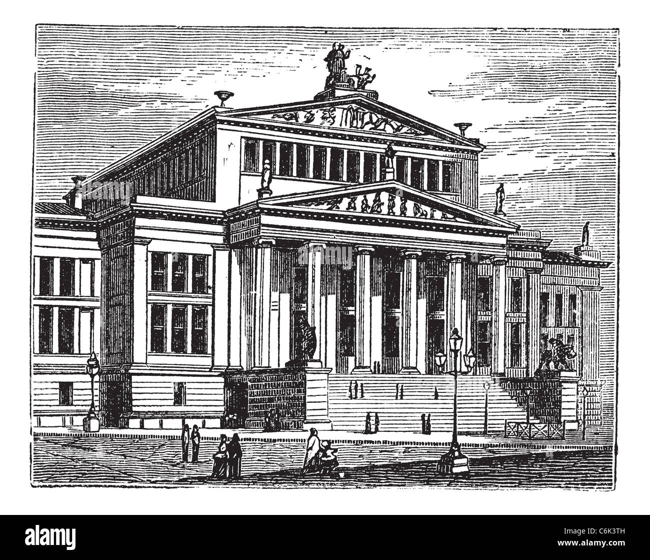 Konzerthaus Berlin also known as Schauspielhaus Berlin, concert hall, Berlin, Germany. Stock Photo