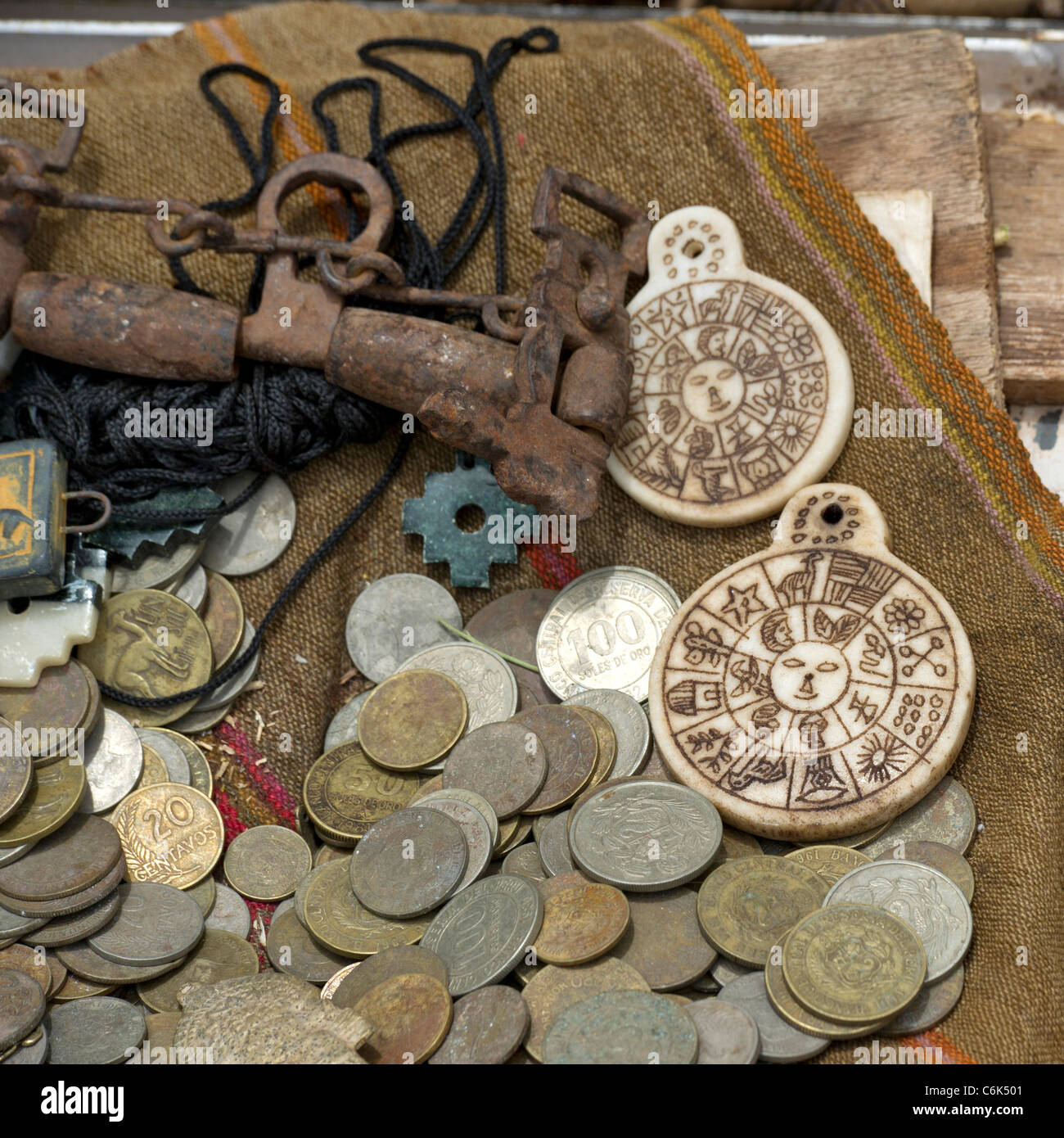 Old square coins hi-res stock photography and images - Alamy