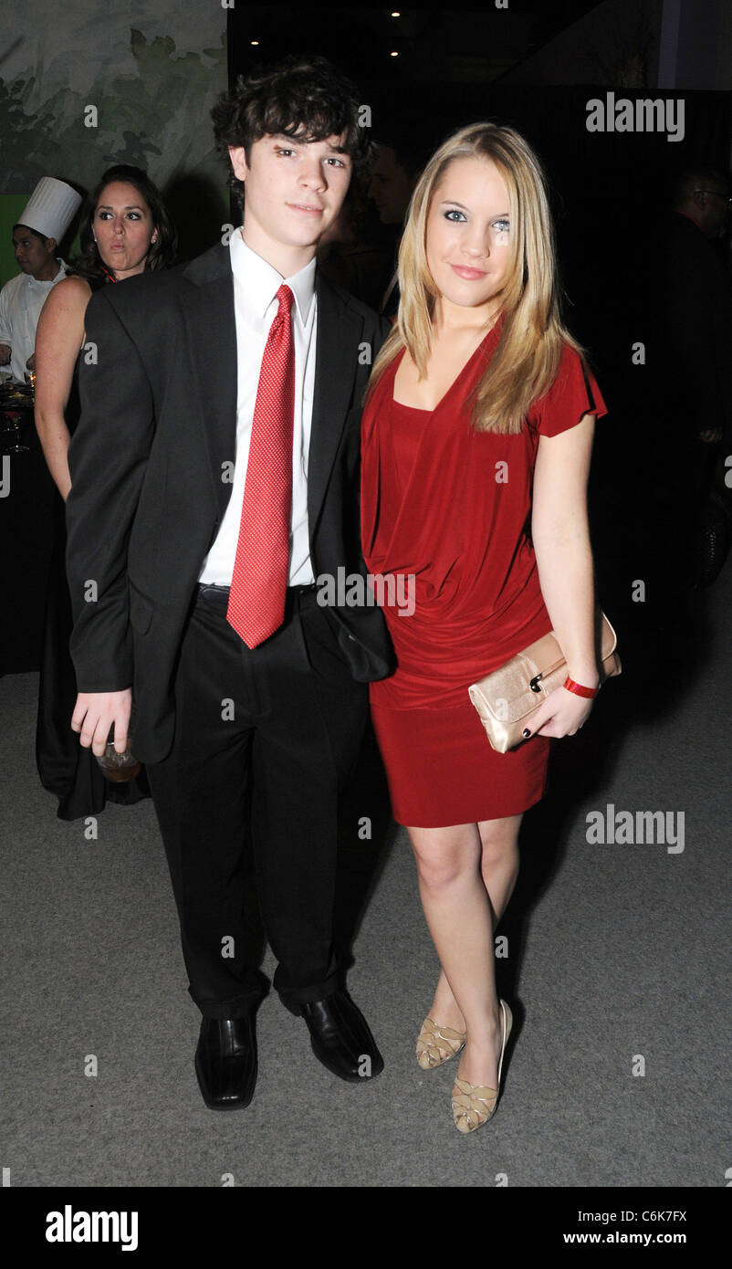 Kristen Alderson, Eddie Alderson attends the 'Red Crossâ€™ annual red-tie celebration featuring dozens of Phillyâ€™s top chefs. Stock Photo