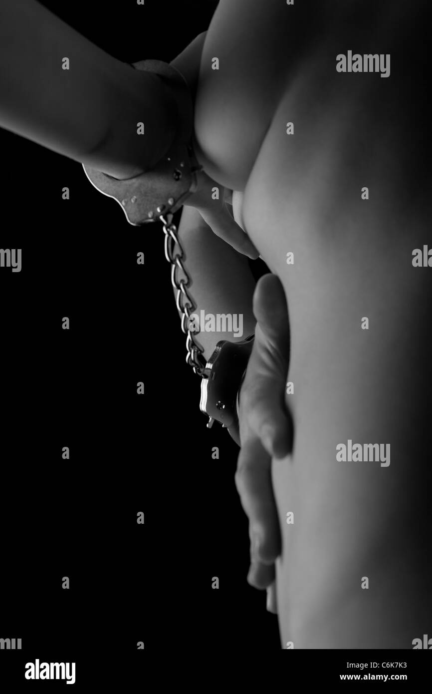 converting img tag nude Artistic Nude - Female body with cuffs, Mono conversion, Model Released  Stock Photo - Alamy