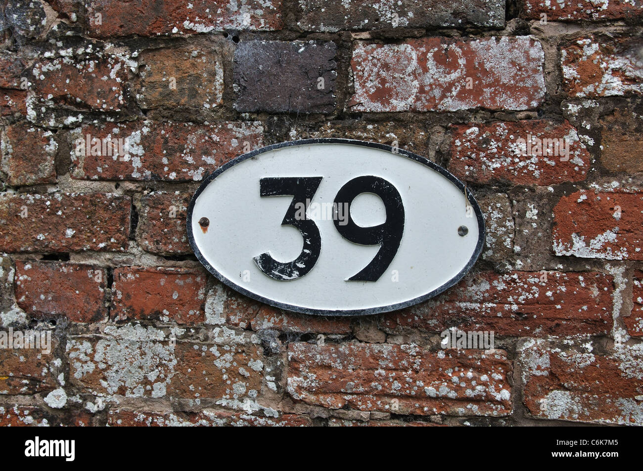 Number 39 Stock Photo