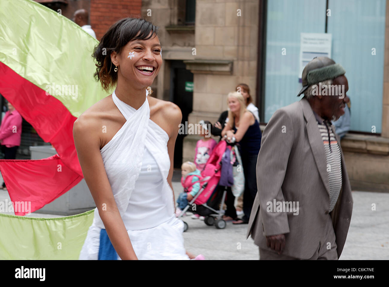 Caribbean girl dancing notting hill hi-res stock photography and images ...