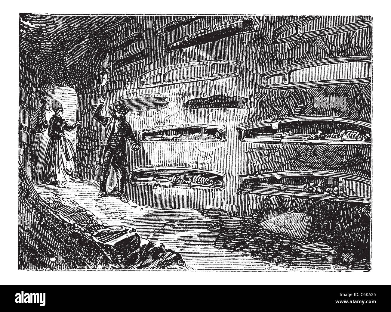 Ossuary Rome Catacomb rome hi-res stock photography and images - Alamy