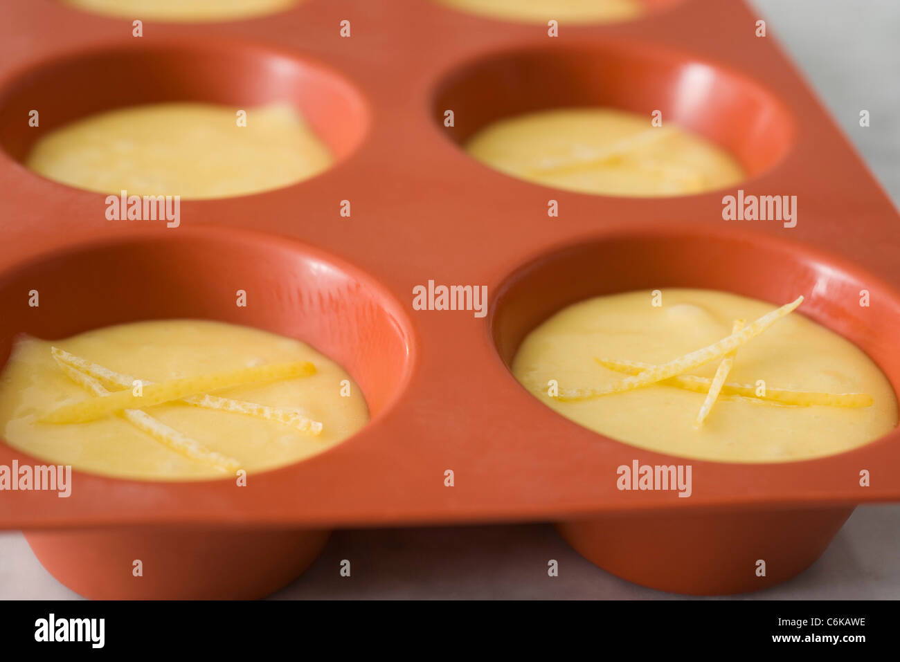 Lemon quick bread Stock Photo