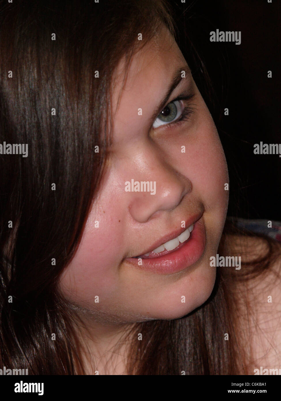 Teenage girl, UK Stock Photo Alamy