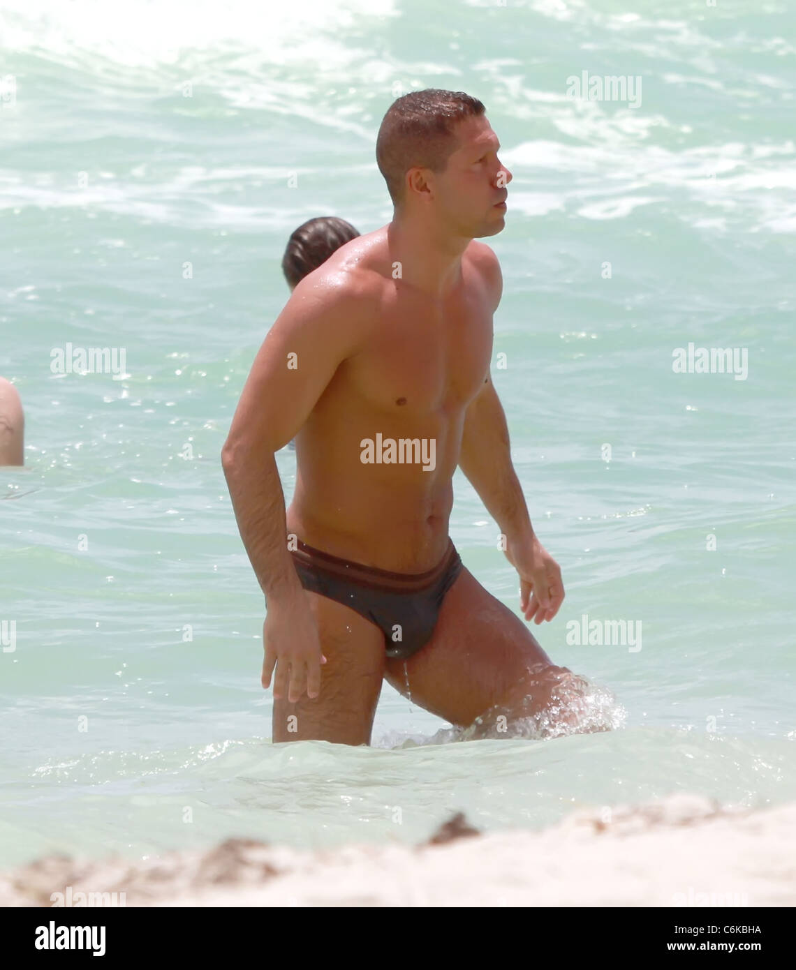 Diego Simeone on vacation in Miami Beach with his wife Miami Beach, Florida  - 17.07.10 Stock Photo - Alamy