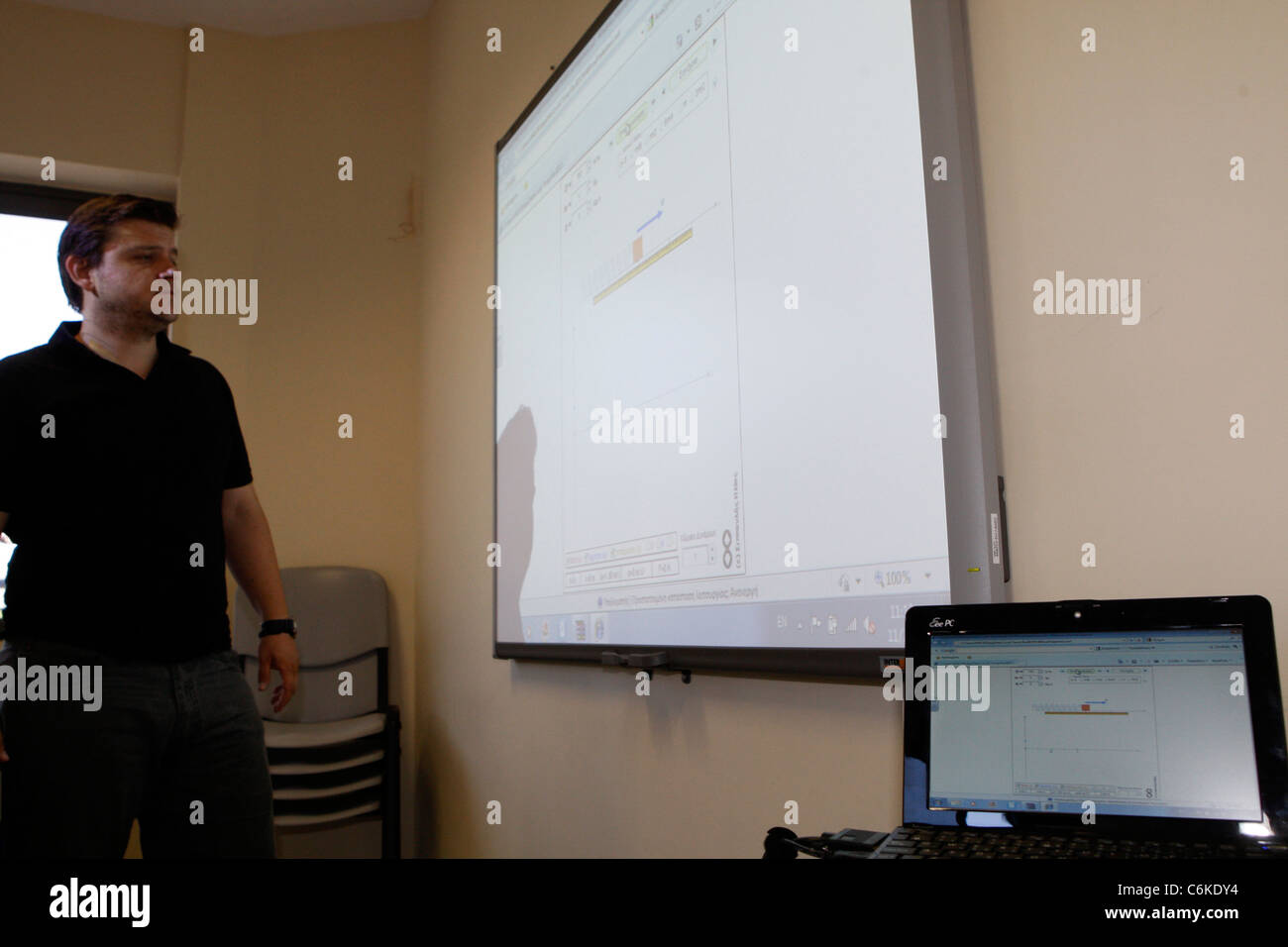 Interactive classroom board hi res stock photography and images alamy