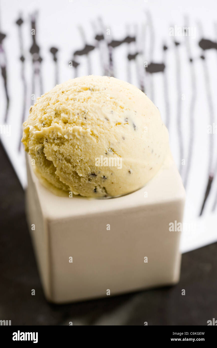 Truffle ice cream Stock Photo Alamy