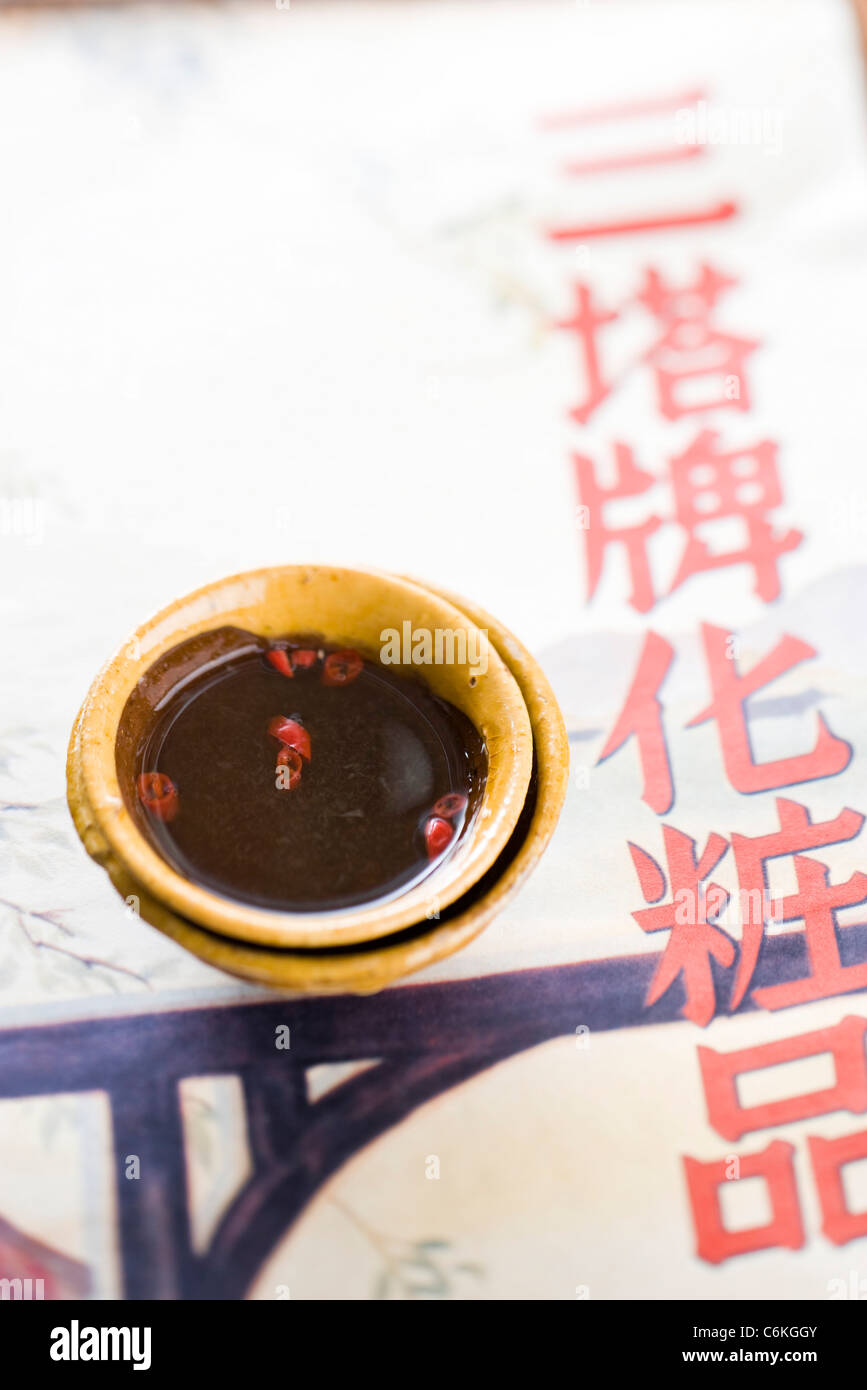 Spring roll sauce (nuoc cham) Stock Photo