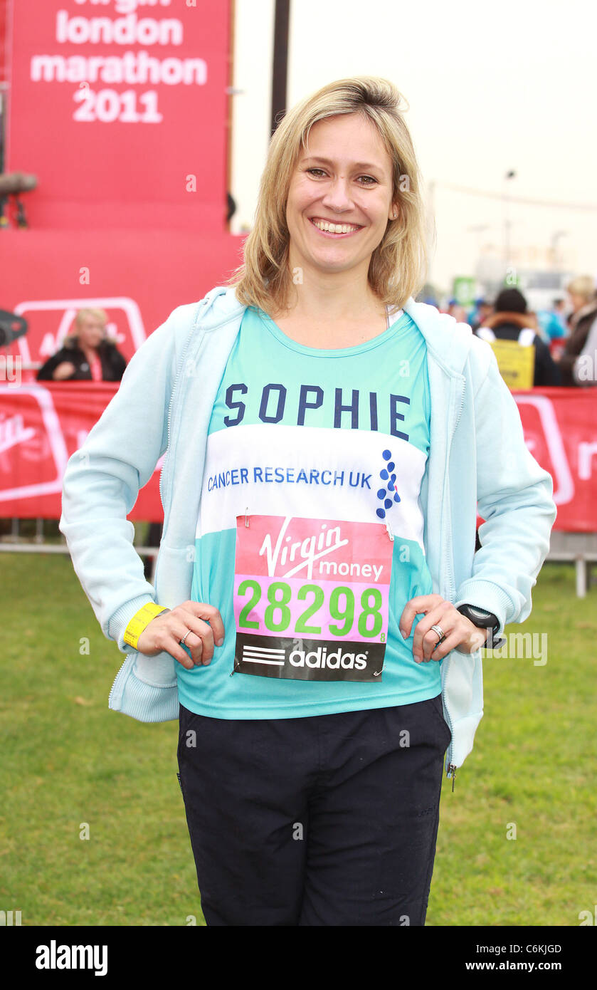 Sophie Rayworth The 2011 London Marathon London, England - 17.04.11 Lia