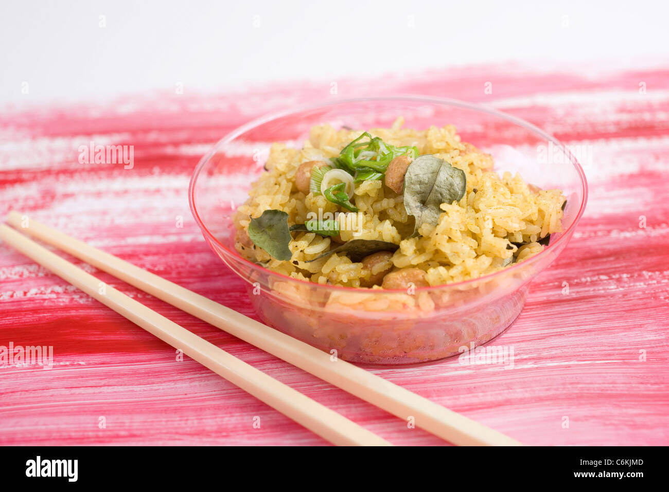 Sticky rice with turmeric Stock Photo Alamy