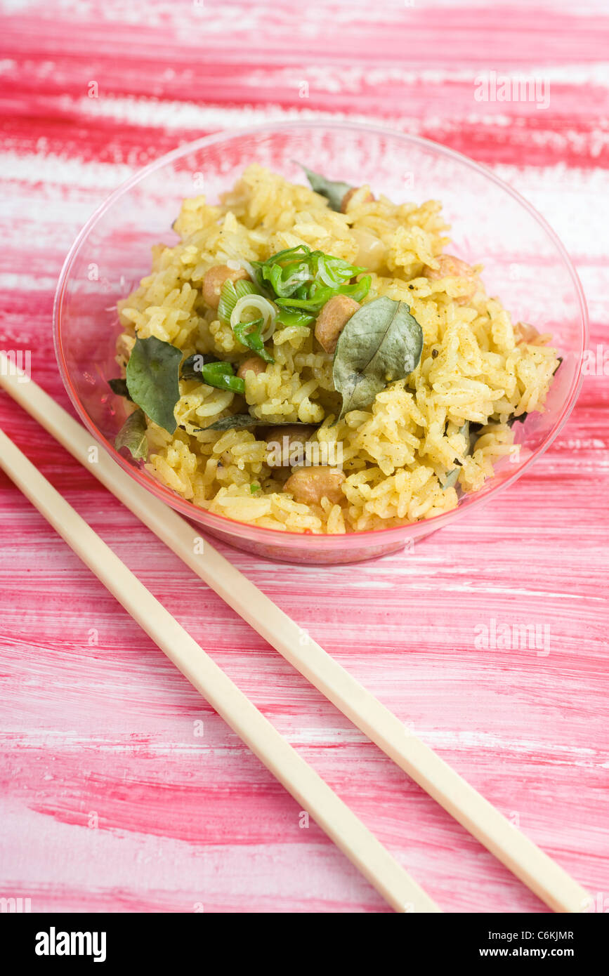 Sticky rice with turmeric Stock Photo Alamy