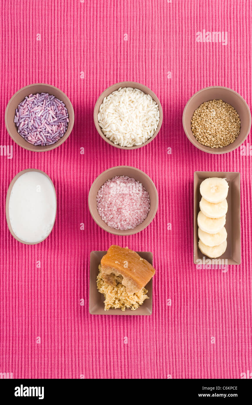 Sticky rice balls Stock Photo Alamy