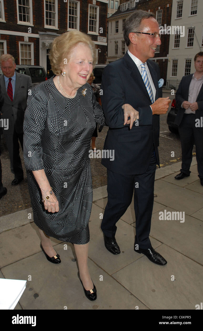 Baroness Margaret Thatcher at the Conservative Way Forward Summer Reception held at St Stephens Club London, England - 20.07.10 Stock Photo