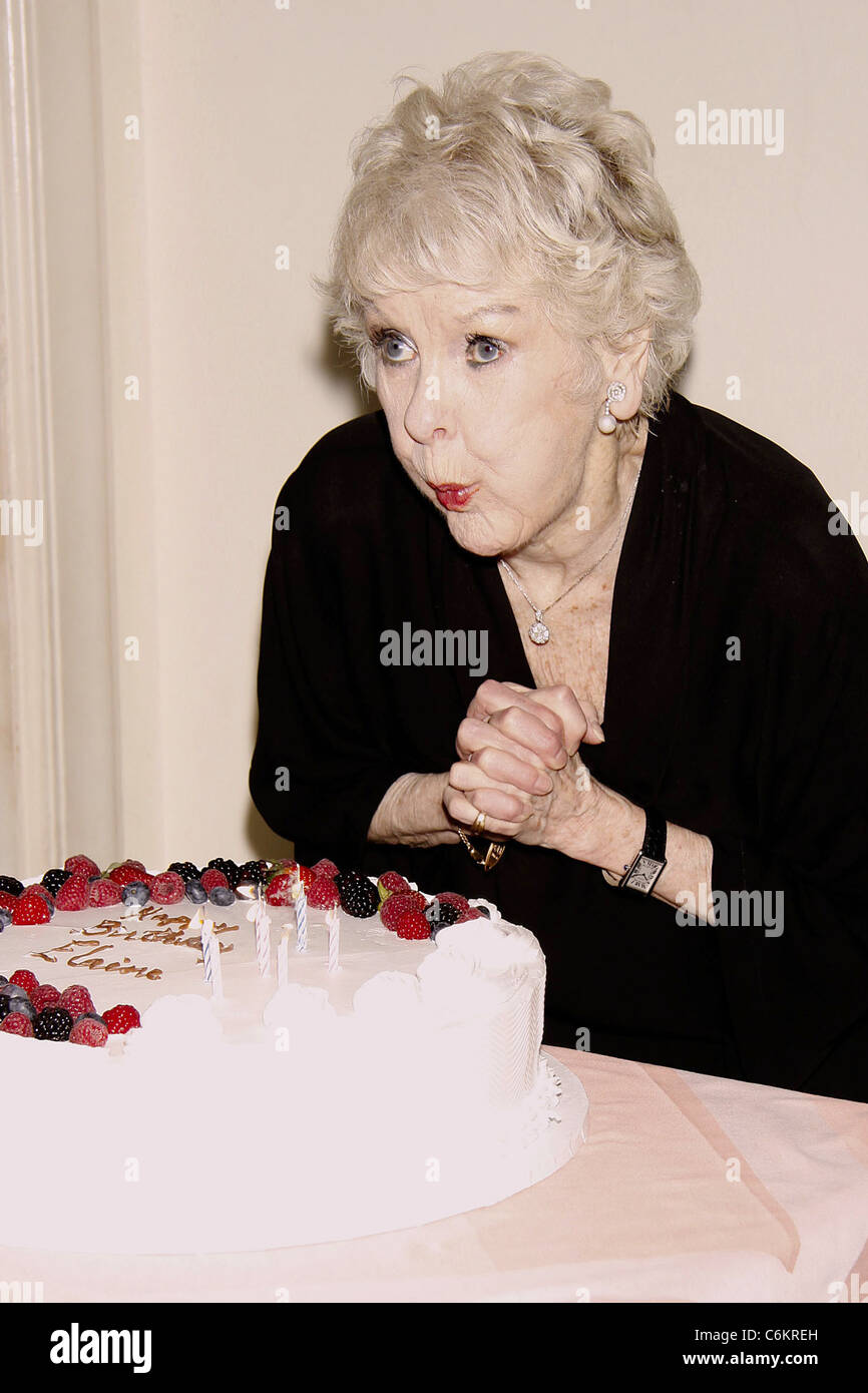Elaine Stritch Elaine Stritch’s 85th Birthday Celebration at the Cafe