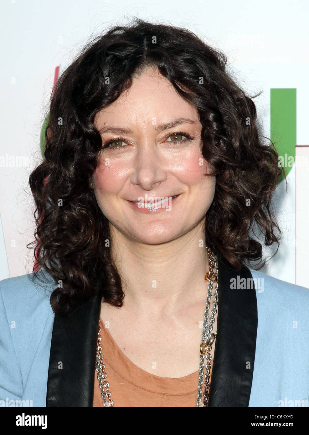 Sara Gilbert 2010 CBS, CW, Showtime summer press tour party held at the