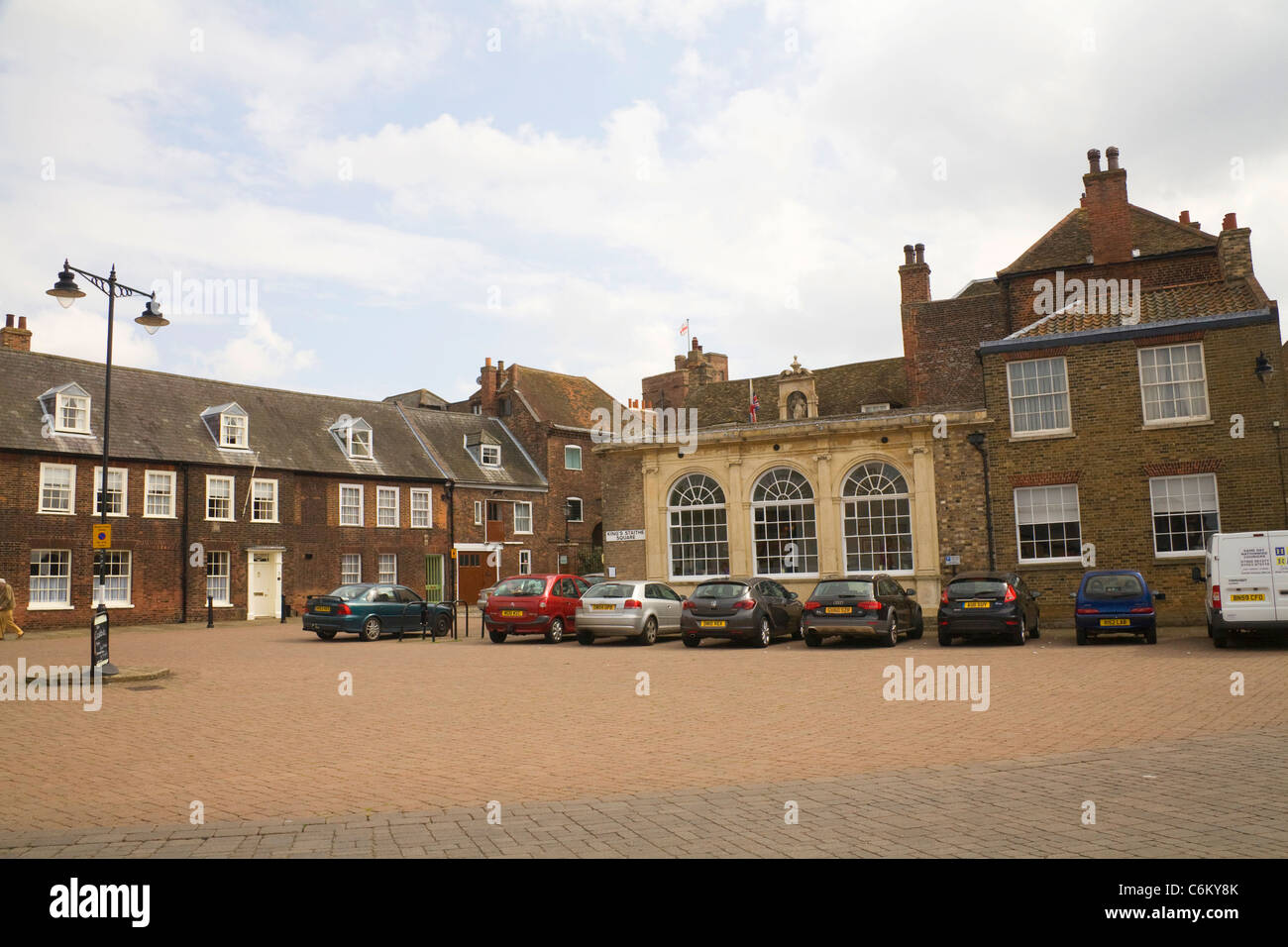 King's Lynn Norfolk England August King's Staithe Square in town centre