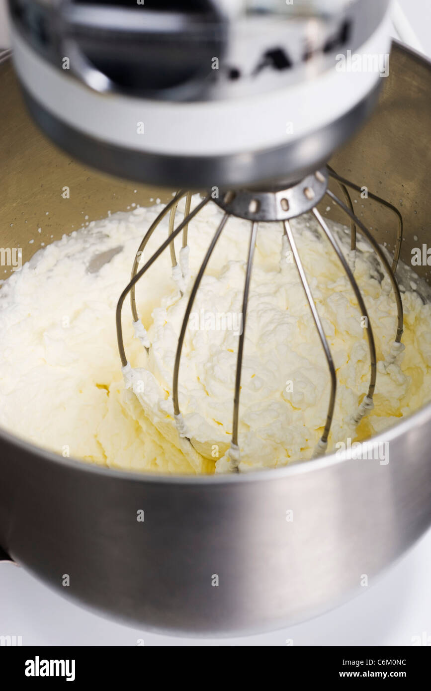 Mixing ingredients Stock Photo