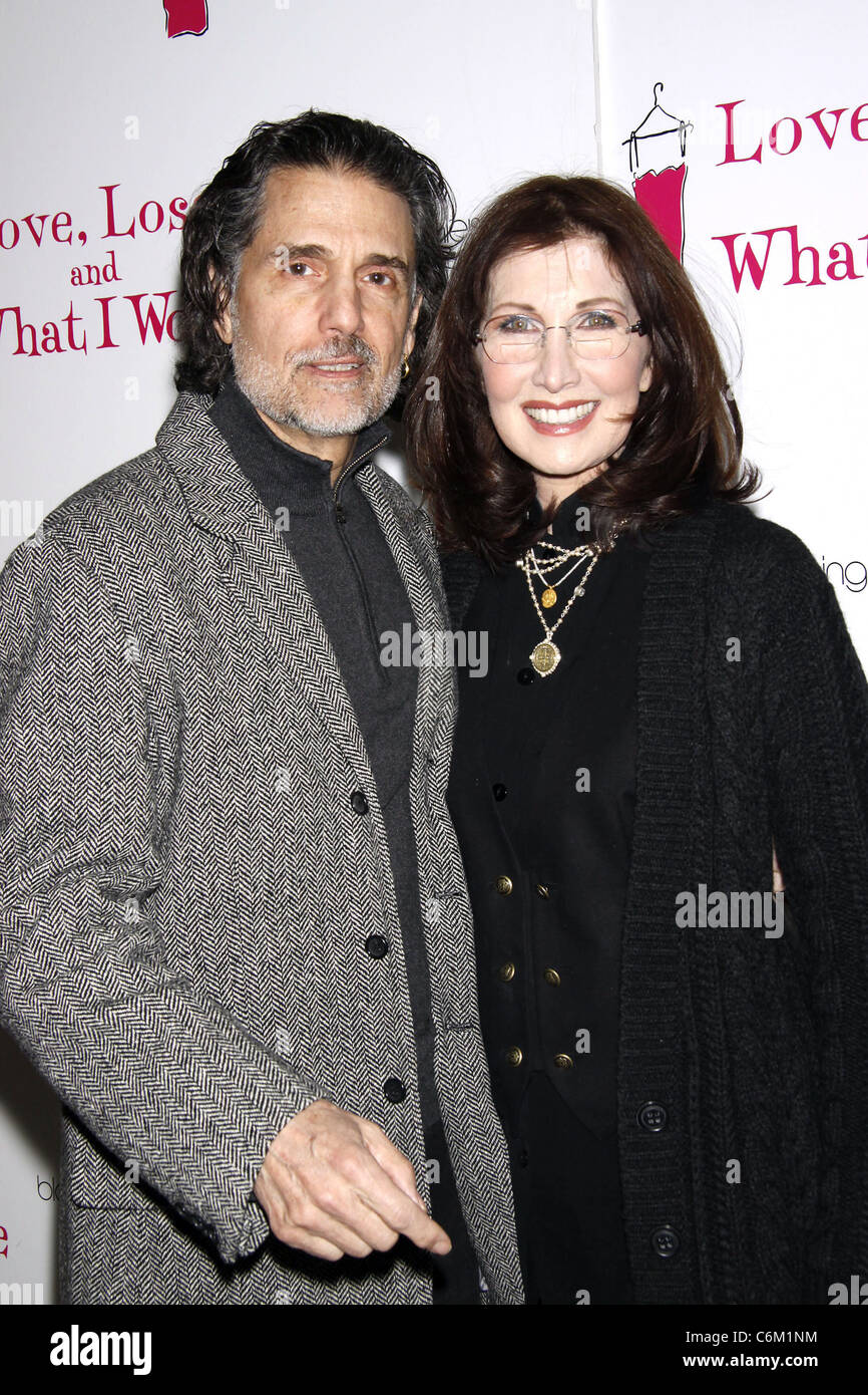 Chris Sarandon and Joanna Gleason attending the after party celebrating the new cast members of the play 'Love, Loss, and What Stock Photo
