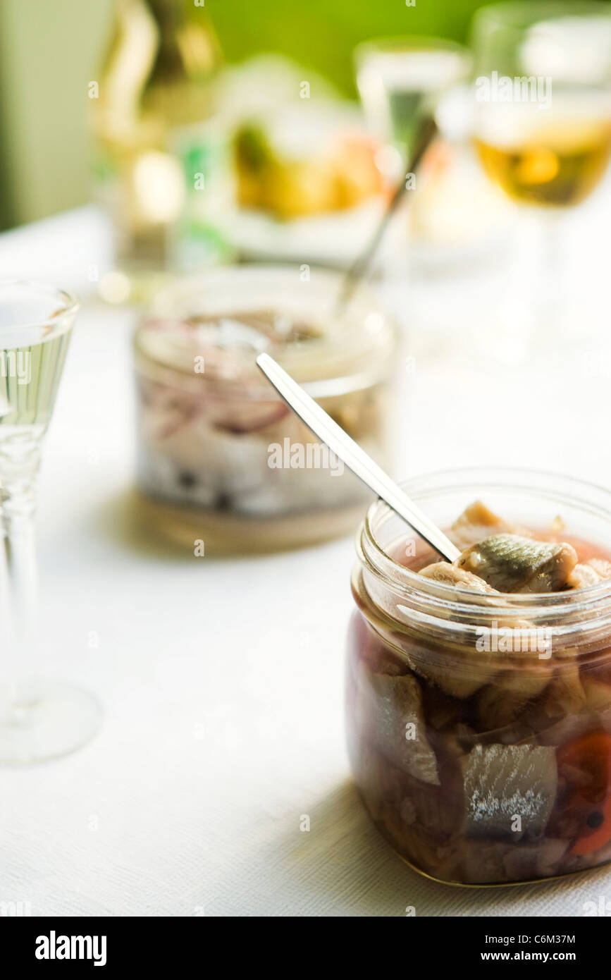 Swedish pickled herring jar hires stock photography and images Alamy
