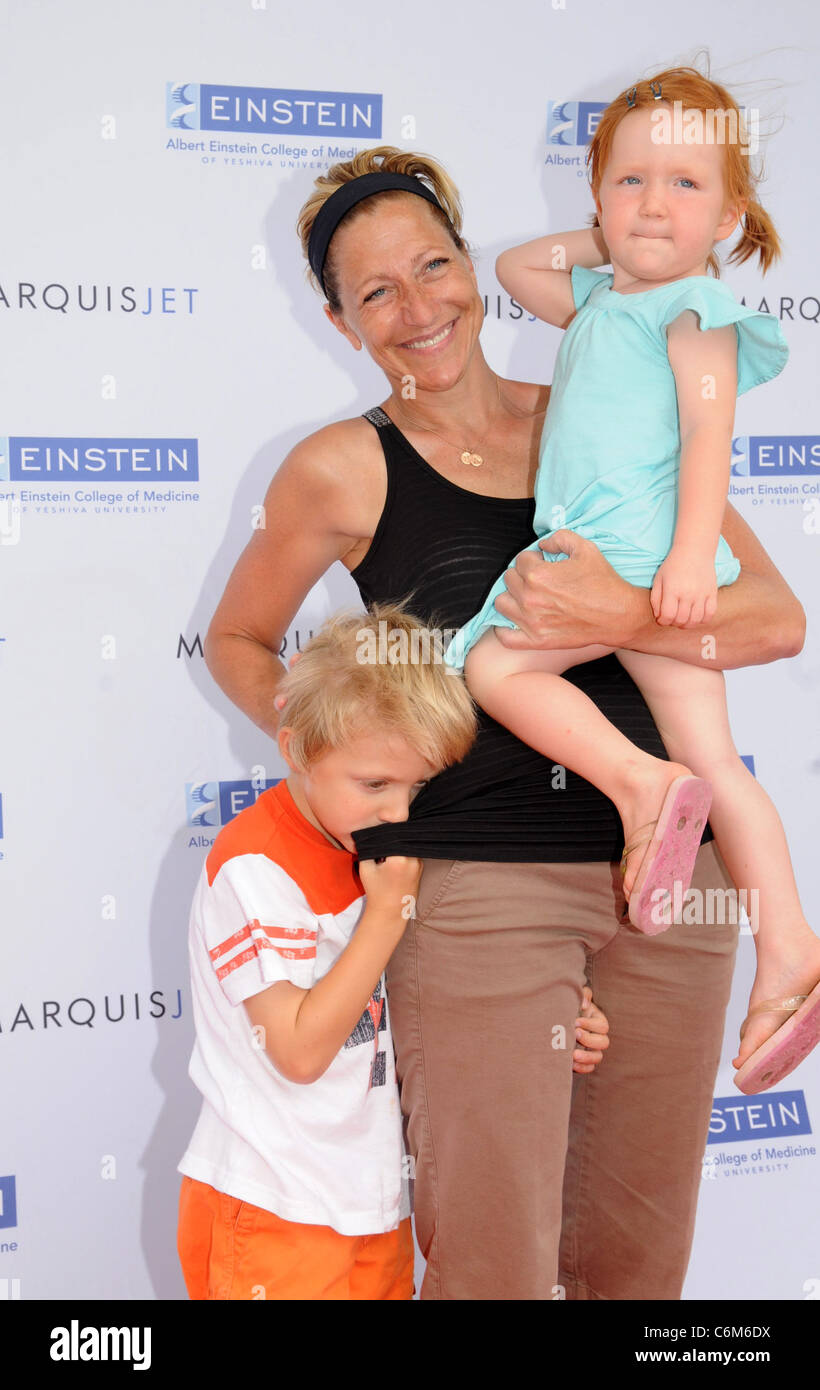 Edie Falco and family The Einstein Family Day Wild, Wild, West Carnival