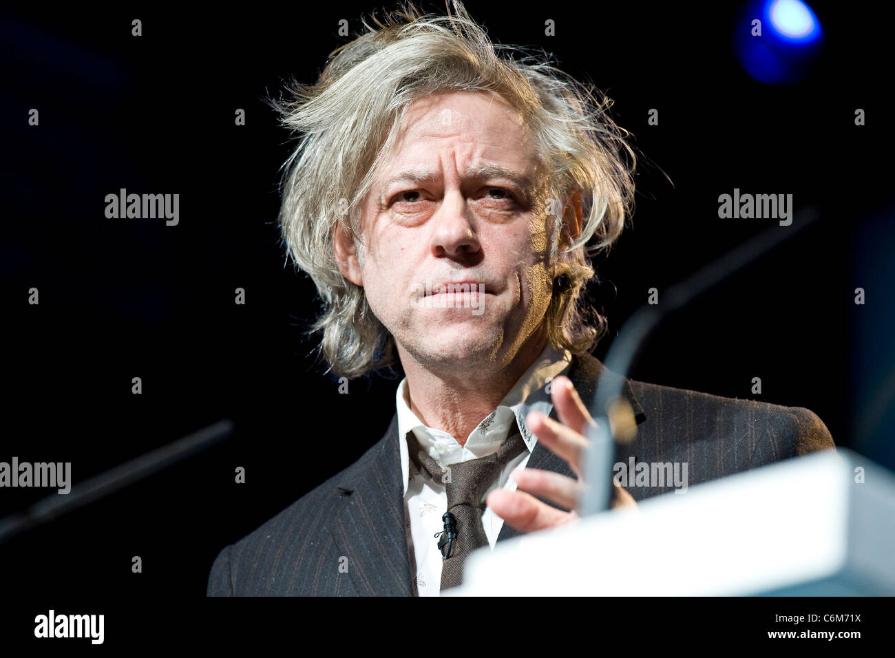 Sir Bob Geldof Opening ceremony for the 'One Young World' summit at Old