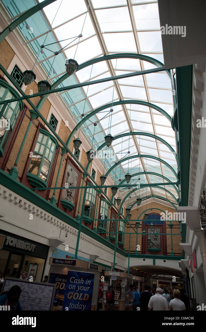 Inside St Georges shopping centre in Harrow town centre , September 2011 Stock Photo